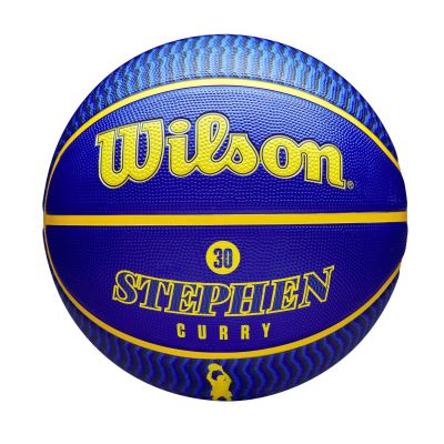 Wilson NBA Player Icon Outdoor Basketball Stephen Curry Size 7 - Zils - Bumba