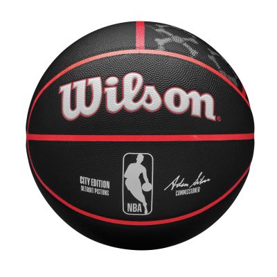 Wilson 2023 NBA Team City Collection Detroit Pistons Size 7 - Melns - Bumba