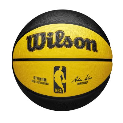 Wilson 2023 NBA Team City Edition San Francisco Golden State Warriors Size 7 - Dzeltens - Bumba