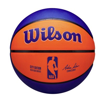 Wilson 2023 NBA Team City Edition New York Knicks Size 7 - Apelsīns - Bumba